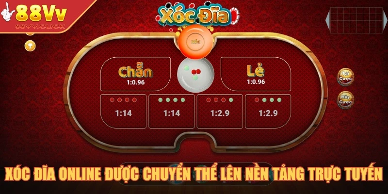 Xóc đĩa online được chuyển thể lên nền tảng trực tuyến